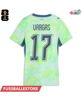 Günstige Schweiz Ruben Vargas #17 Auswärtstrikot Damen WM 2026 Kurzarm